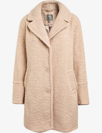 Oasis boucle shop teddy coat