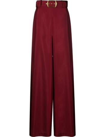 ZIMMERMANN Ginger Relaxed Silk Trousers - Farfetch