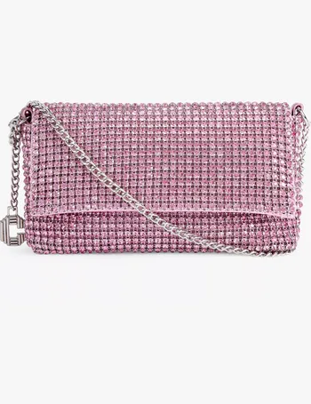 Carvela pink hot sale clutch bag