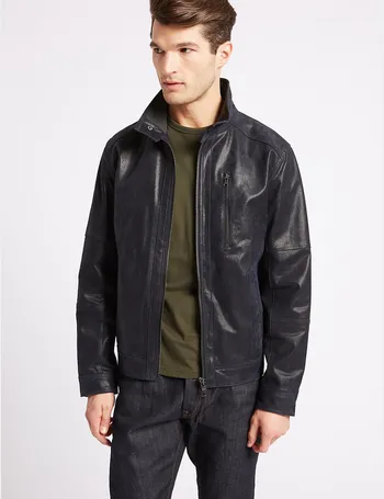 autograph mens leather jacket