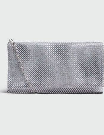 new look silver bolsa