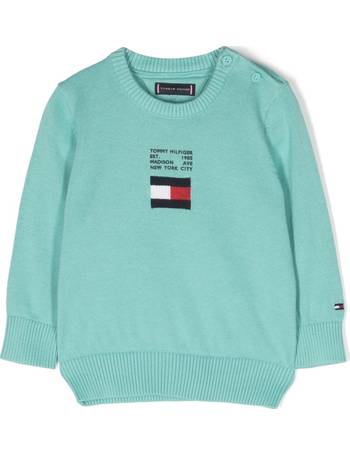 Tommy Hilfiger logo-embroidered long-sleeve T-shirt - Farfetch