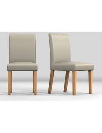 Shop Next Leather Dining Chairs DealDoodle