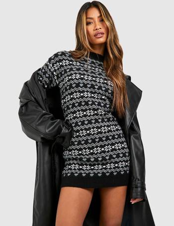 Embellished Split Sleeve Jumper Dress