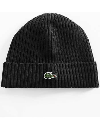 grey lacoste beanie