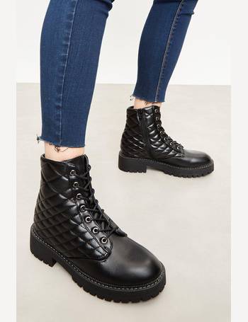 Faith barc shop heeled hiker boots