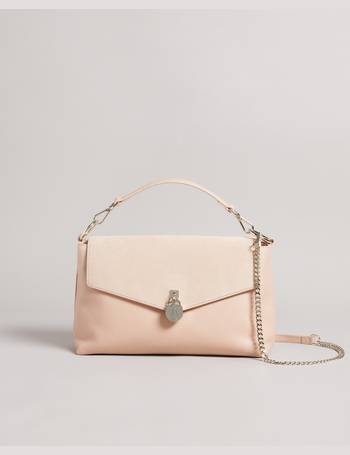 Hermiaa suede padlock hot sale shoulder bag