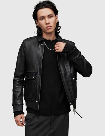 Bardell leather sales aviator jacket