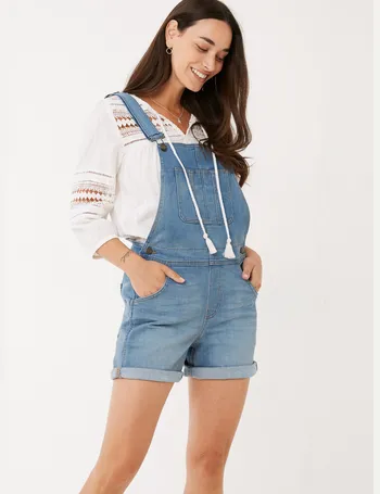 Shop Fat Face Women's Dungarees Shorts up to 40% Off | DealDoodle