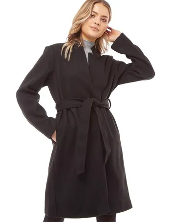 Only riley wool blend hotsell wrap coat