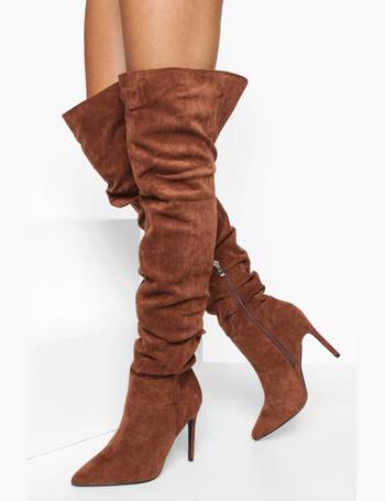 boohoo brown boots