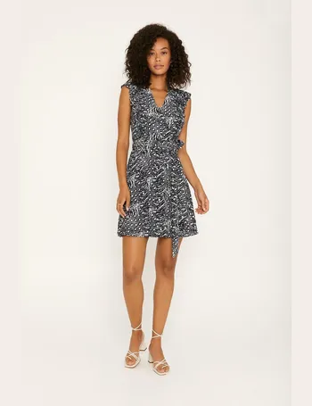 oasis ruffle shift dress