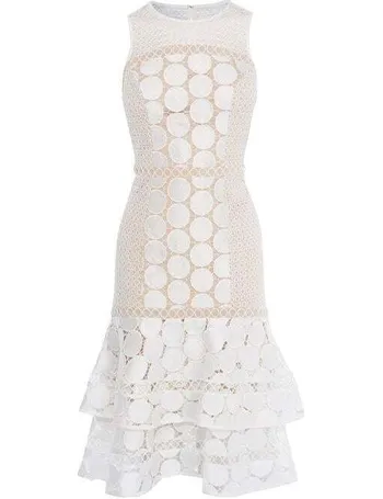 eve geo lace shift dress