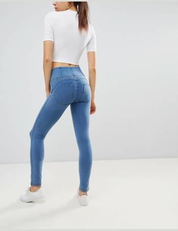 Freddy WR.UP High Waist Skinny Jean with Double Zip Detail