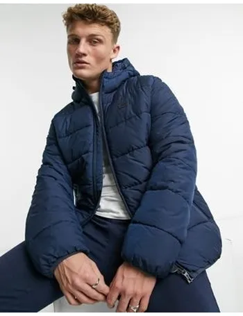 barbour international court quilted jacket navy