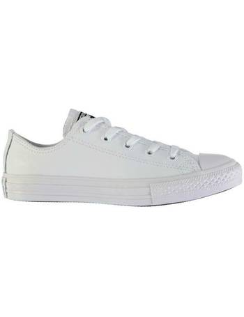 Lonsdale Leyton Leather Trainers Pumps Running Sneakers Lace Up Junior Boys
