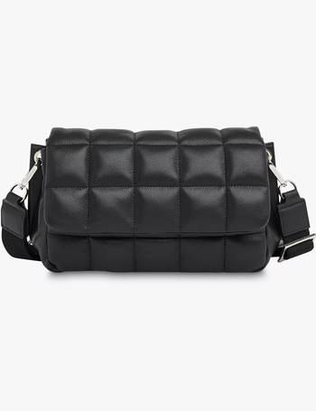 Whistles Bibi Quilted Leather Crossbody Bag - Black