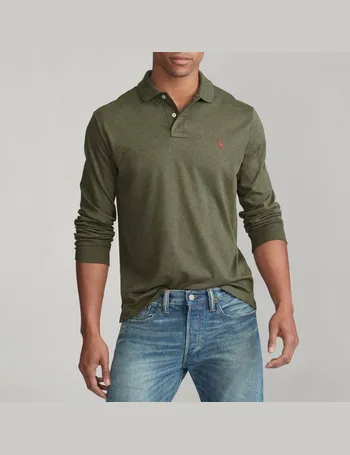 Shop Men's Polo Ralph Lauren Long Sleeve Polo Shirts up to 70% Off |  DealDoodle