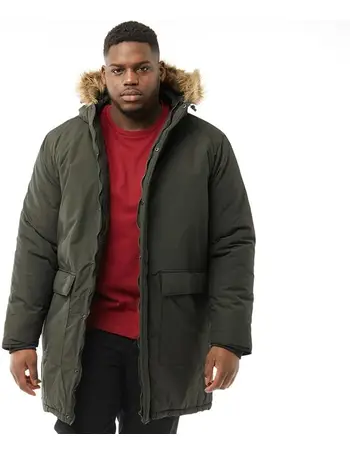 French connection clearance mens parka khaki