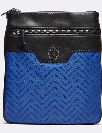 versace man bag blue