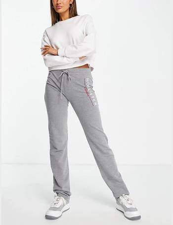Hollister dad wide leg joggers in grey