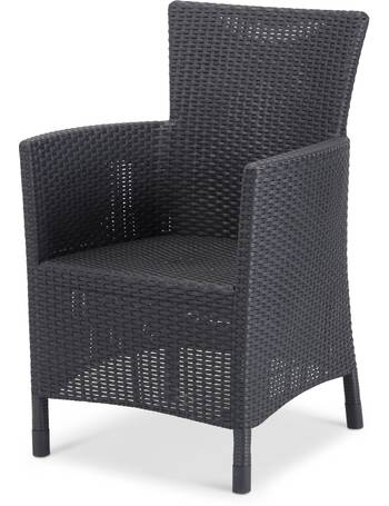 dark grey patio set