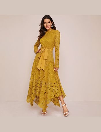 women's yellow dresses uk