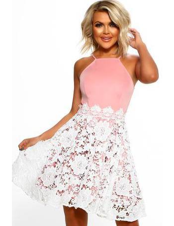 Heartbroken Rose Gold Sequin Multi Layer Skater Dress – Pink Boutique UK