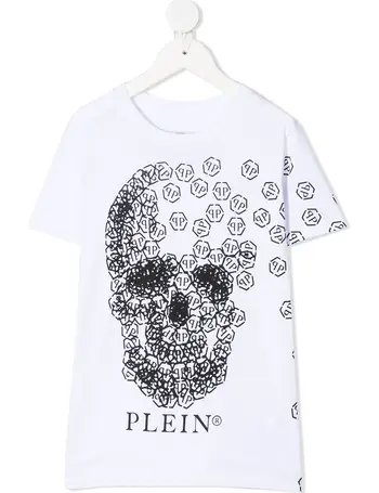 Philipp Plein Junior skull-print Detail T-shirt - Farfetch