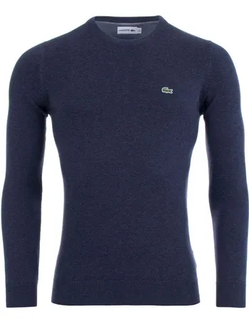 lacoste men's crew neck jumper