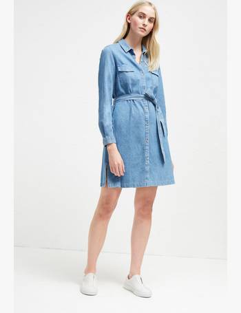 french connection denim shirt dress