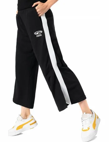 puma cord balloon crop sweatpants