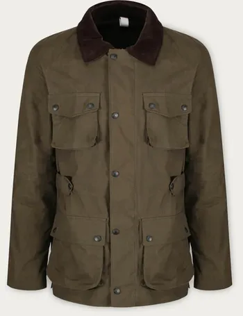 Barbour weir sales wax jacket olive