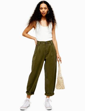 Topshop  Pants  Jumpsuits  Topshop Caitlin Cropped Rolled Trousers   Poshmark