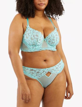 Playful Promises Fenella Lace and Net Longline Underwired Bra
