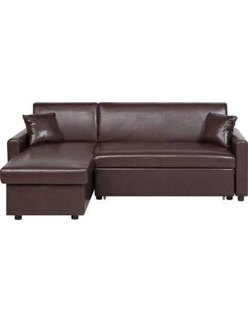 On Leather Sofa Beds Dealdoodle, 3 Seater Sofa Bed Faux Leather Black Recliner Luxury Modest