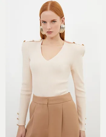 Shop Karen Millen Women's Pink Tops up to 80% Off