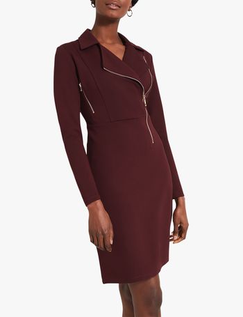 womens burgundy dress
