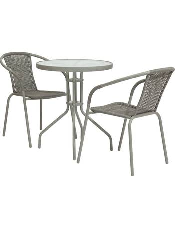 Argos Grey Rattan Tables Up To 20, Argos 2 Seater Dining Table And Chairs Set