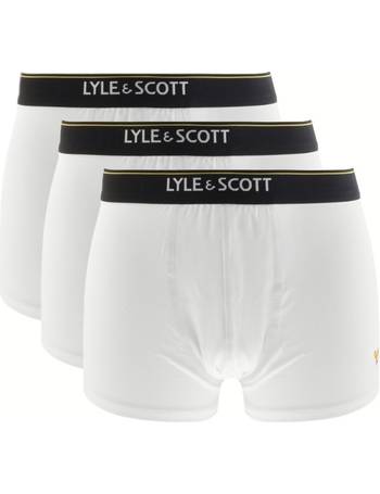 Buy Lyle & Scott Miller Underwear White Trunks 5 Pack from the
