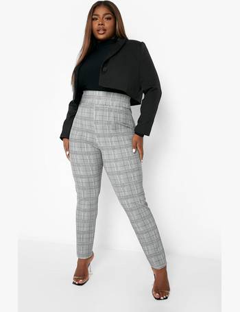 Debenhams ladies shop check trousers