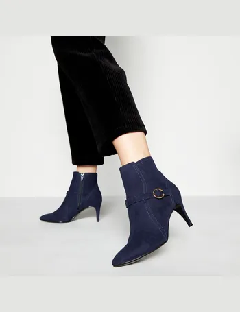 debenhams ladies navy ankle boots