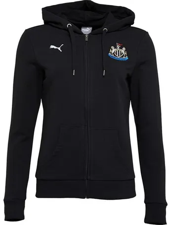 puma newcastle united football club zip hoody ladies