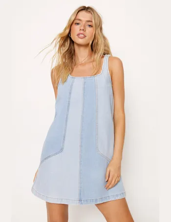 Sleeveless Ruffle Strap Mini Smock Dress