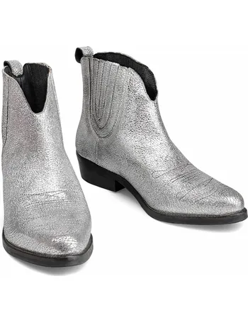 hush silver boots