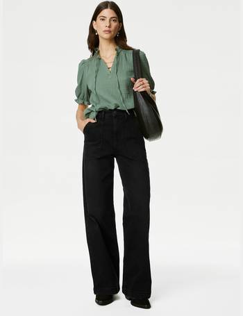 Per una wide leg cheap trousers