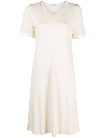 Hanro Juliet box-pleat Cotton Nightdress - Farfetch