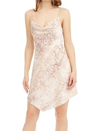 guess snake print dress