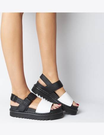 dr martens black zebrilus voss sandals