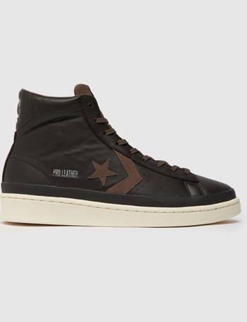 converse one star mid leather chocolate